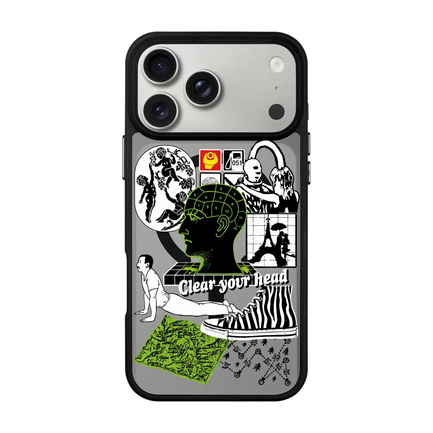 CLEAR YOUR HEAD-Blur Kılıf MagSafe Özellikli - iPhone 17