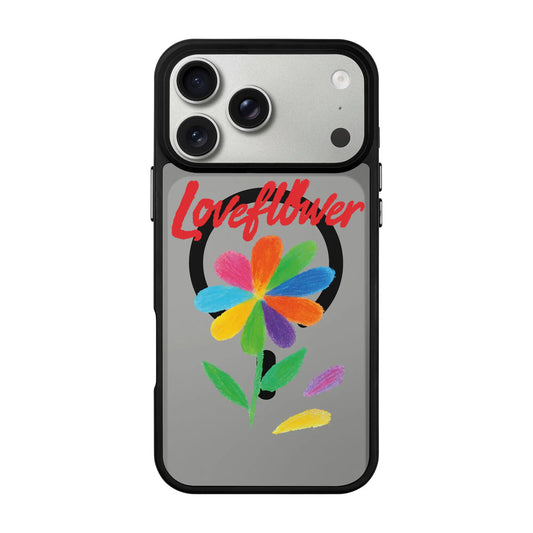 LOVE FLOWER-Blur Kılıf MagSafe Özellikli - iPhone 17 Pro Max