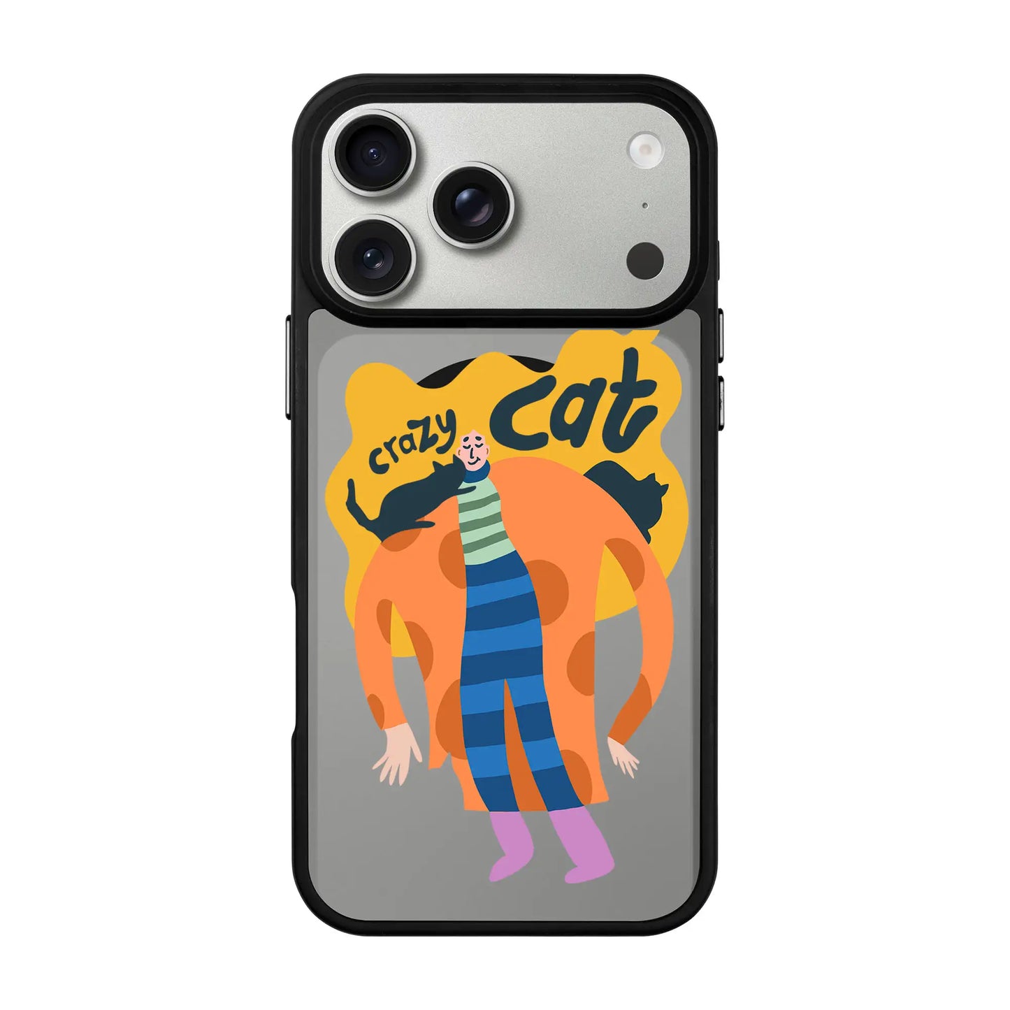 CRAZY CAT-Blur Kılıf MagSafe Özellikli - iPhone 17