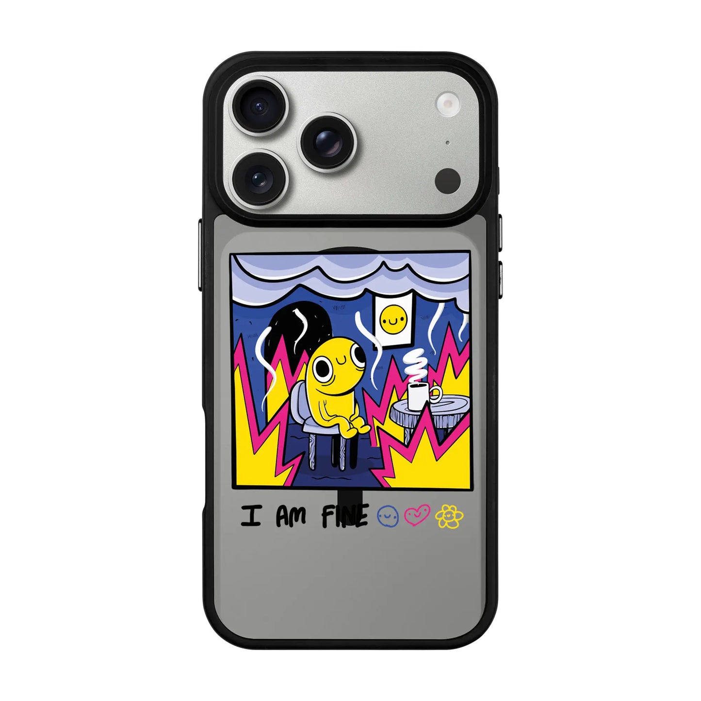 I AM FINE-Blur Kılıf MagSafe Özellikli - iPhone 17