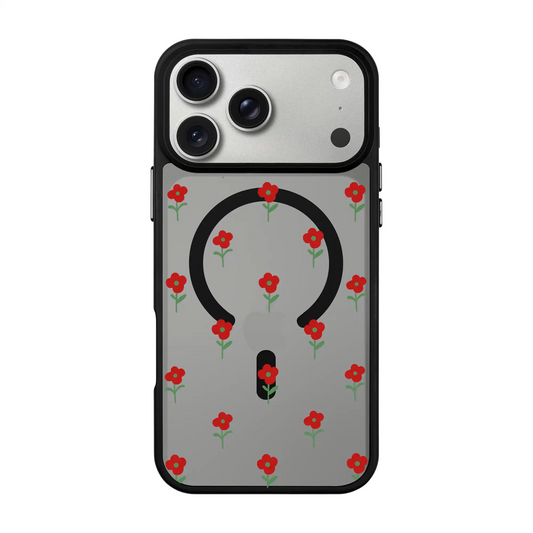 FLOWER POWER-Blur Kılıf MagSafe Özellikli - iPhone 17 Pro
