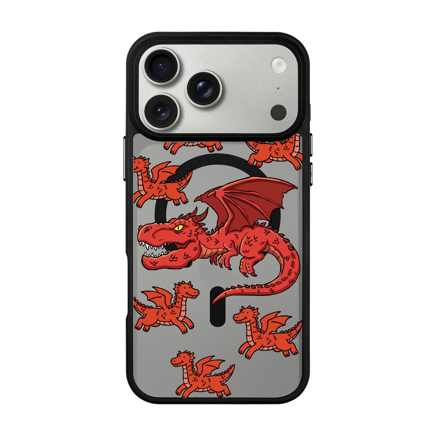 CRIMSON BROOD-Blur Kılıf MagSafe Özellikli - iPhone 17 Pro Max