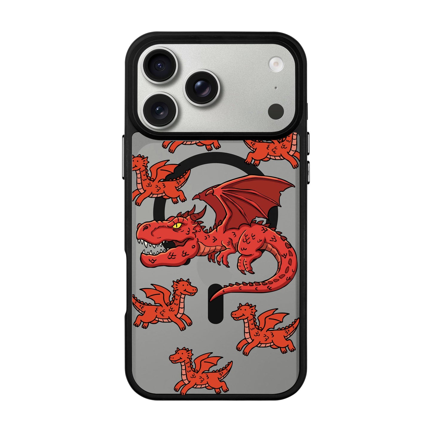 CRIMSON BROOD-Blur Kılıf MagSafe Özellikli - iPhone 17