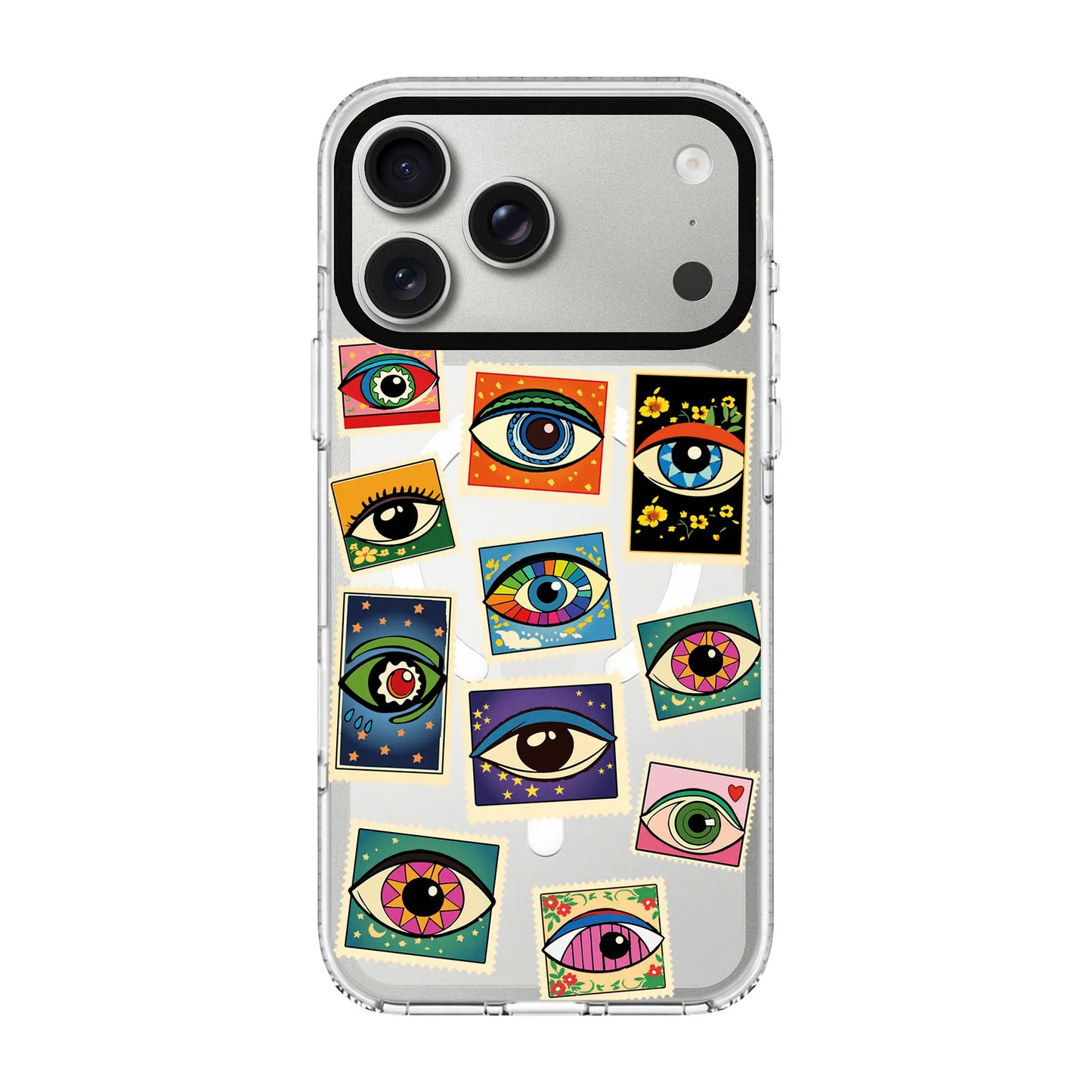 STAMP ME LUCKY-Clear Kılıf MagSafe Özellikli - iPhone 17 Pro Max