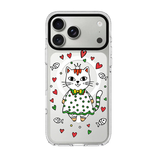 PRINCESS CAT-Clear Kılıf MagSafe Özellikli - iPhone 17 Pro Max