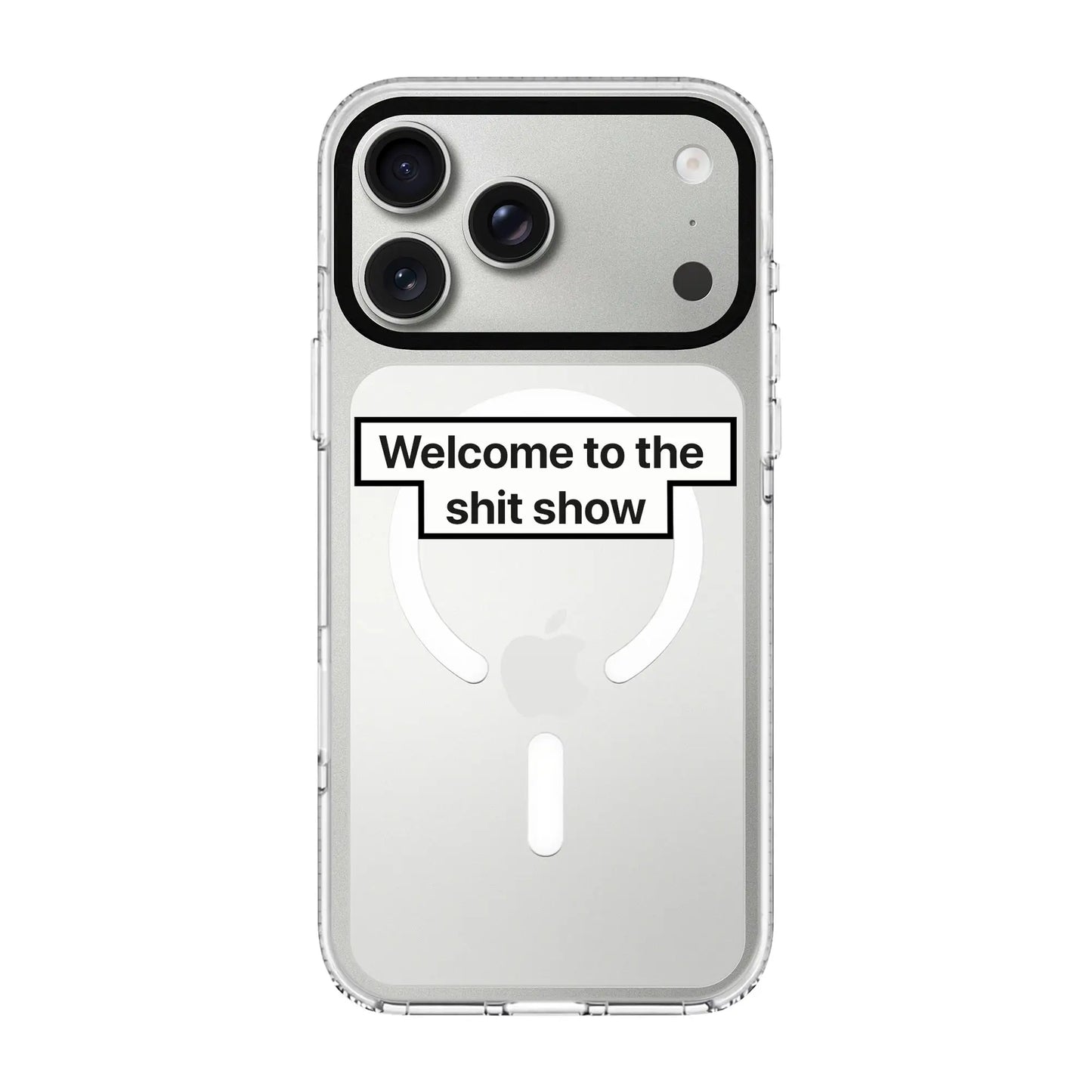 WELCOME-Clear Kılıf MagSafe Özellikli - iPhone 17 Pro Max