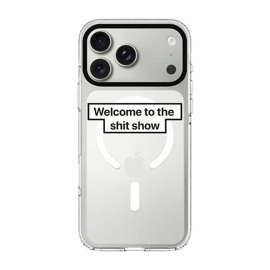 WELCOME-Clear Kılıf MagSafe Özellikli - iPhone 17 Pro Max