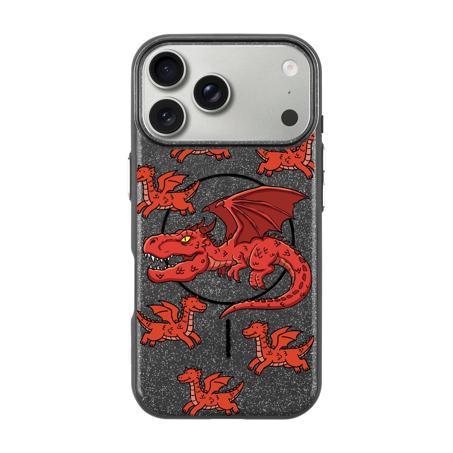 CRIMSON BROOD-Radiant Kılıf MagSafe Özellikli - iPhone 17 Pro