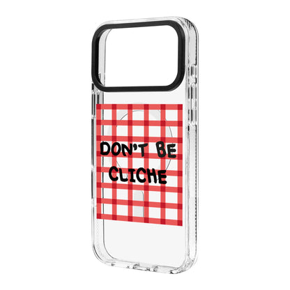 DON'T BE CLICHE-Clear Kılıf MagSafe Özellikli - iPhone 17 Pro