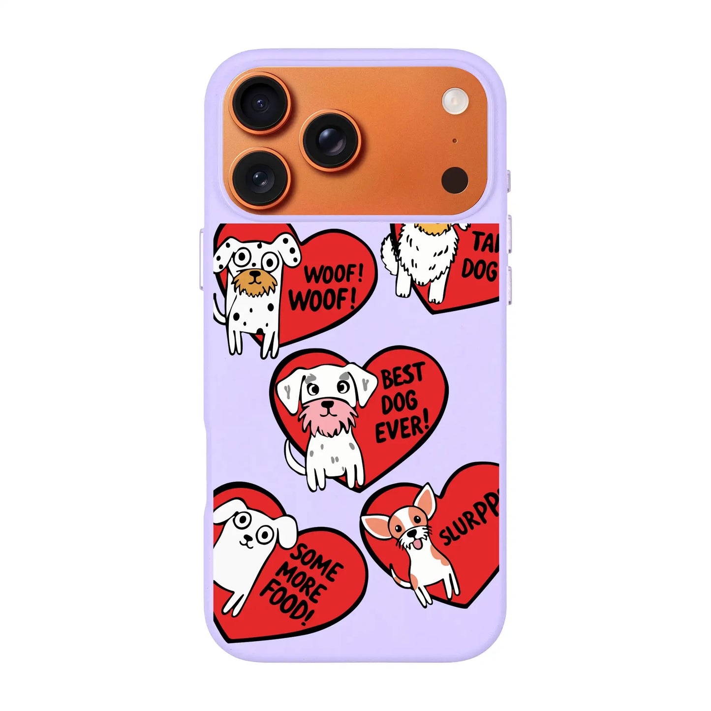 DOGS WITH HEARTS-iPhone Air Signature Leather Kılıf MagSafe Özellikli