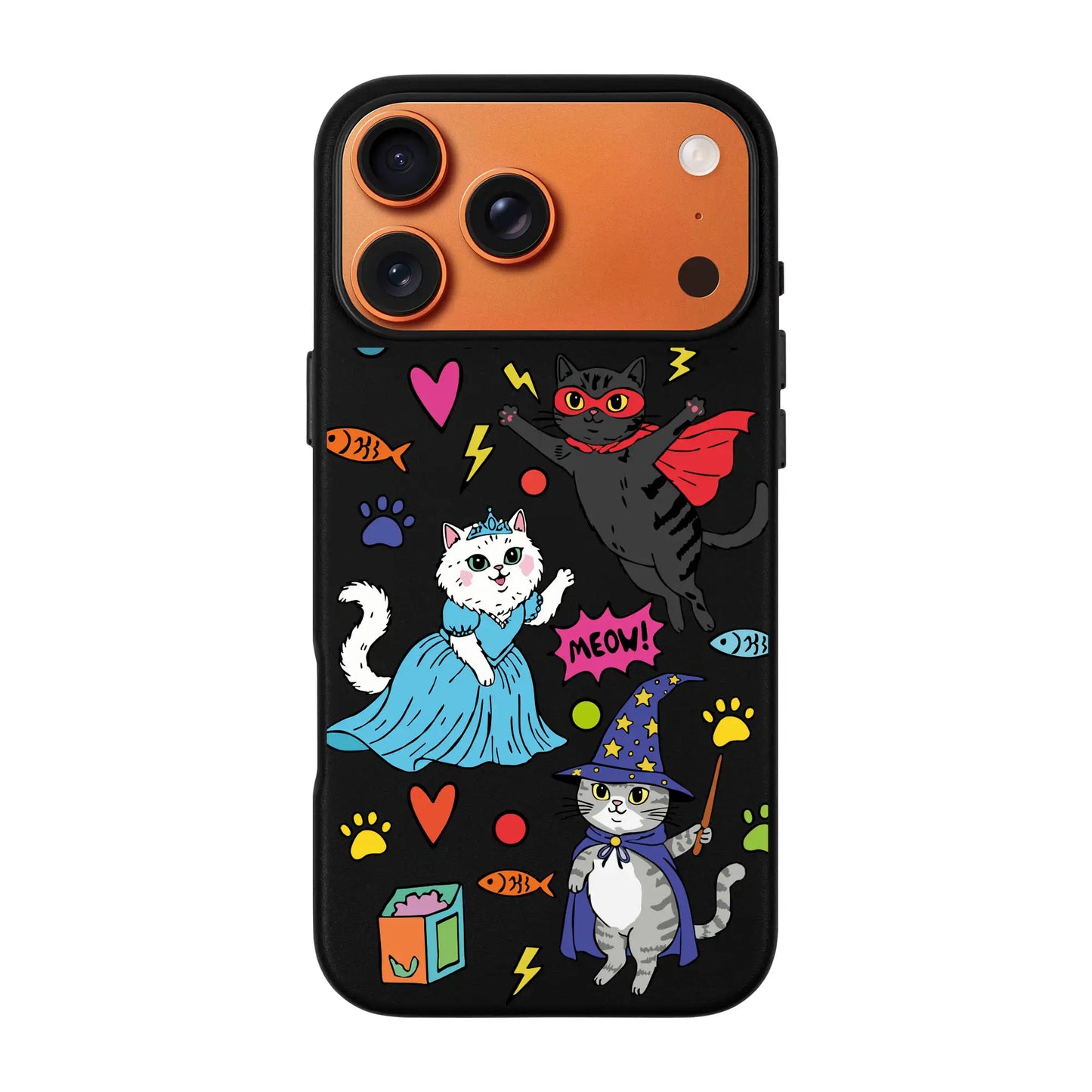 FANTASTIC CATS-iPhone 17 Pro Max Signature Leather Kılıf MagSafe Özellikli