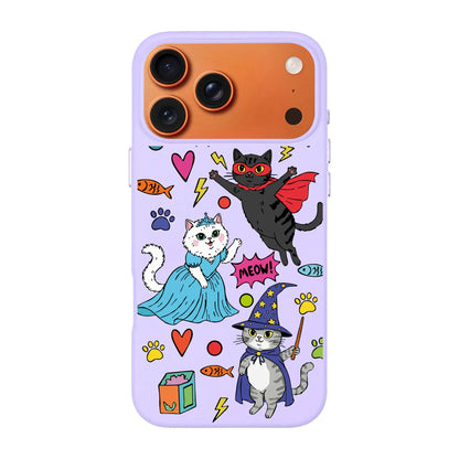 FANTASTIC CATS-iPhone 17 Pro Signature Leather Kılıf MagSafe Özellikli