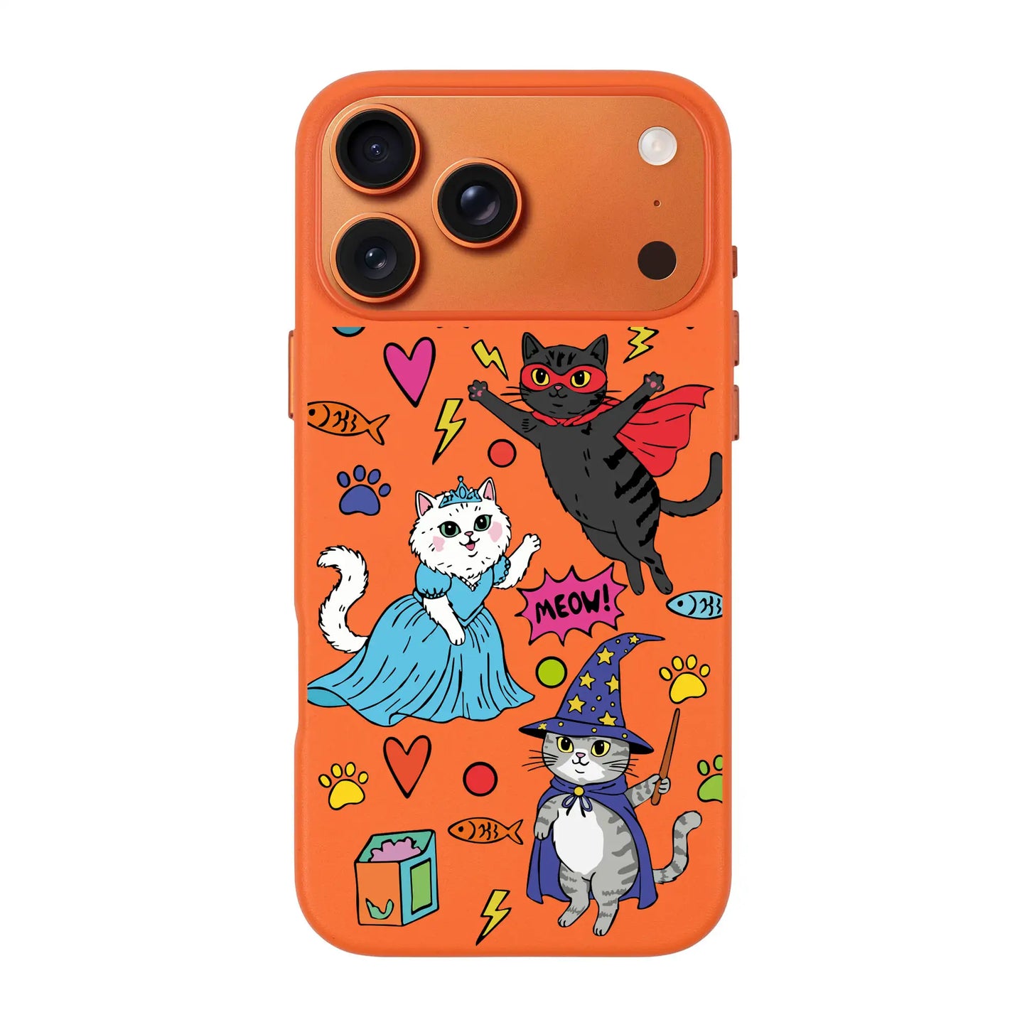 FANTASTIC CATS-iPhone Air Signature Leather Kılıf MagSafe Özellikli