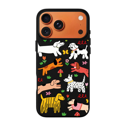 CHEERFUL DOGS-iPhone 17 Signature Leather Kılıf MagSafe Özellikli
