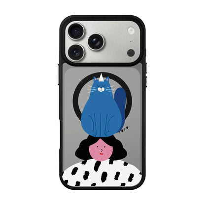 NAUGHTY CAT-Blur Kılıf MagSafe Özellikli - iPhone 17