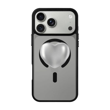 SILVER HEART-Blur Kılıf MagSafe Özellikli - iPhone 17 Pro