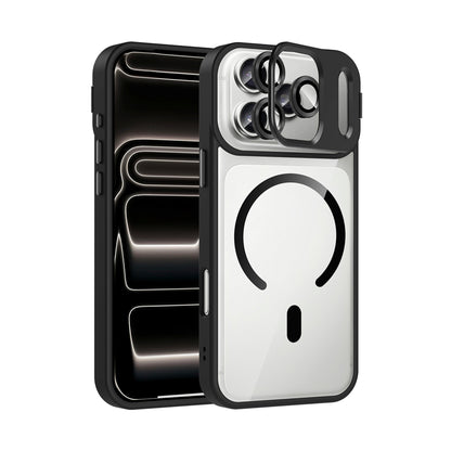 NEW-Lithe Standlı Kılıf MagSafe Özellikli Lens Koruyucu Hediyeli - iPhone 16 Pro