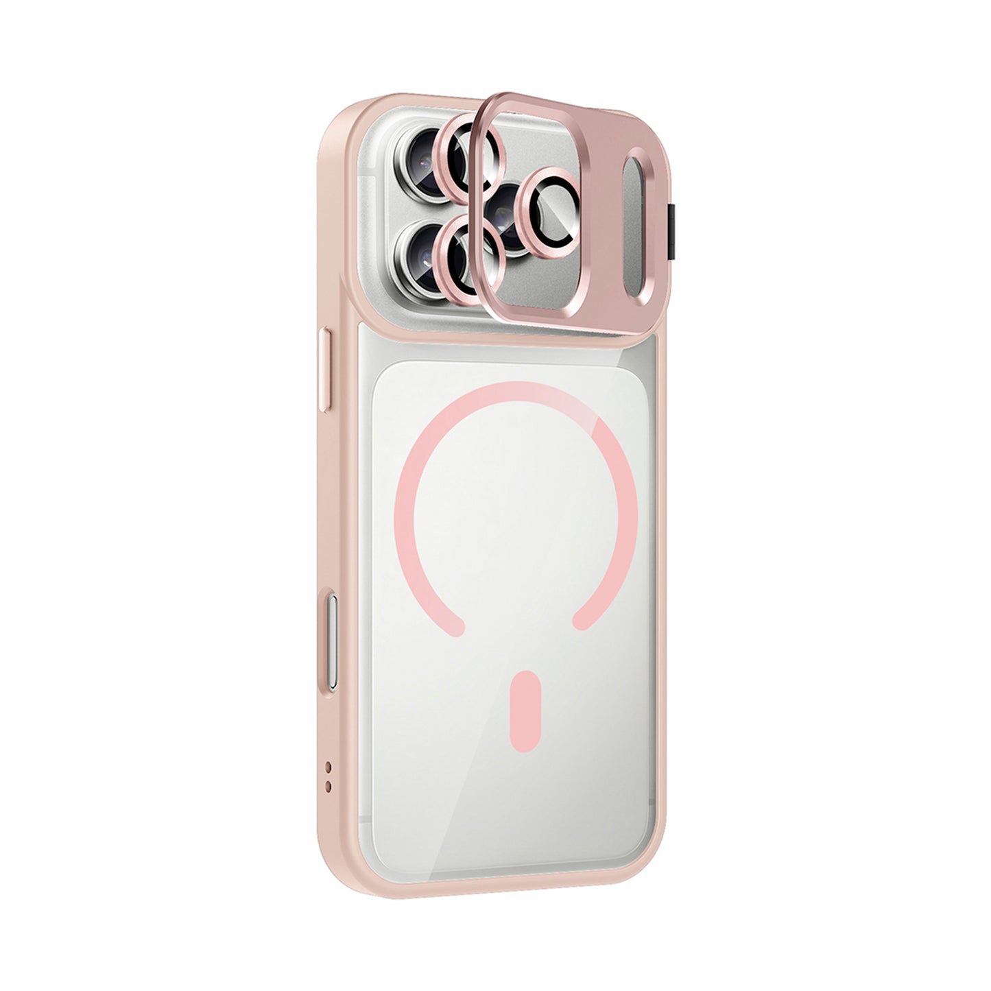 NEW-Lithe Standlı Kılıf MagSafe Özellikli Lens Koruyucu Hediyeli - iPhone 17 Pro Max