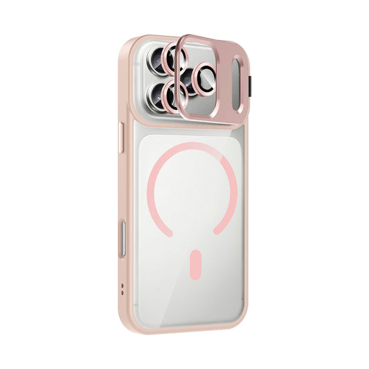 NEW-Lithe Standlı Kılıf MagSafe Özellikli Lens Koruyucu Hediyeli - iPhone 14