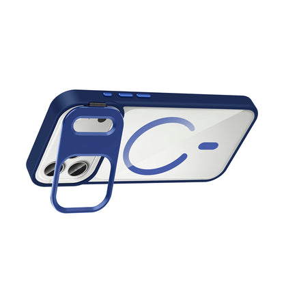 NEW-Lithe Standlı Kılıf MagSafe Özellikli Lens Koruyucu Hediyeli - iPhone 15