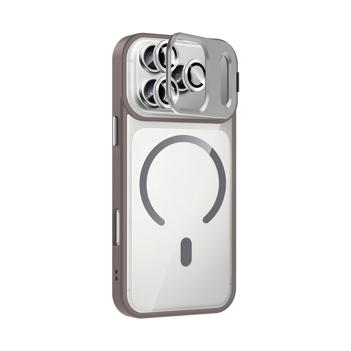 NEW-Lithe Standlı Kılıf MagSafe Özellikli Lens Koruyucu Hediyeli - iPhone 17 Pro Max