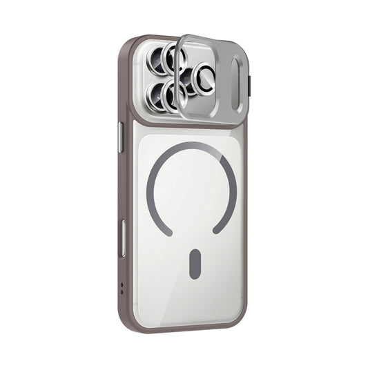 NEW-Lithe Standlı Kılıf MagSafe Özellikli Lens Koruyucu Hediyeli - iPhone 13