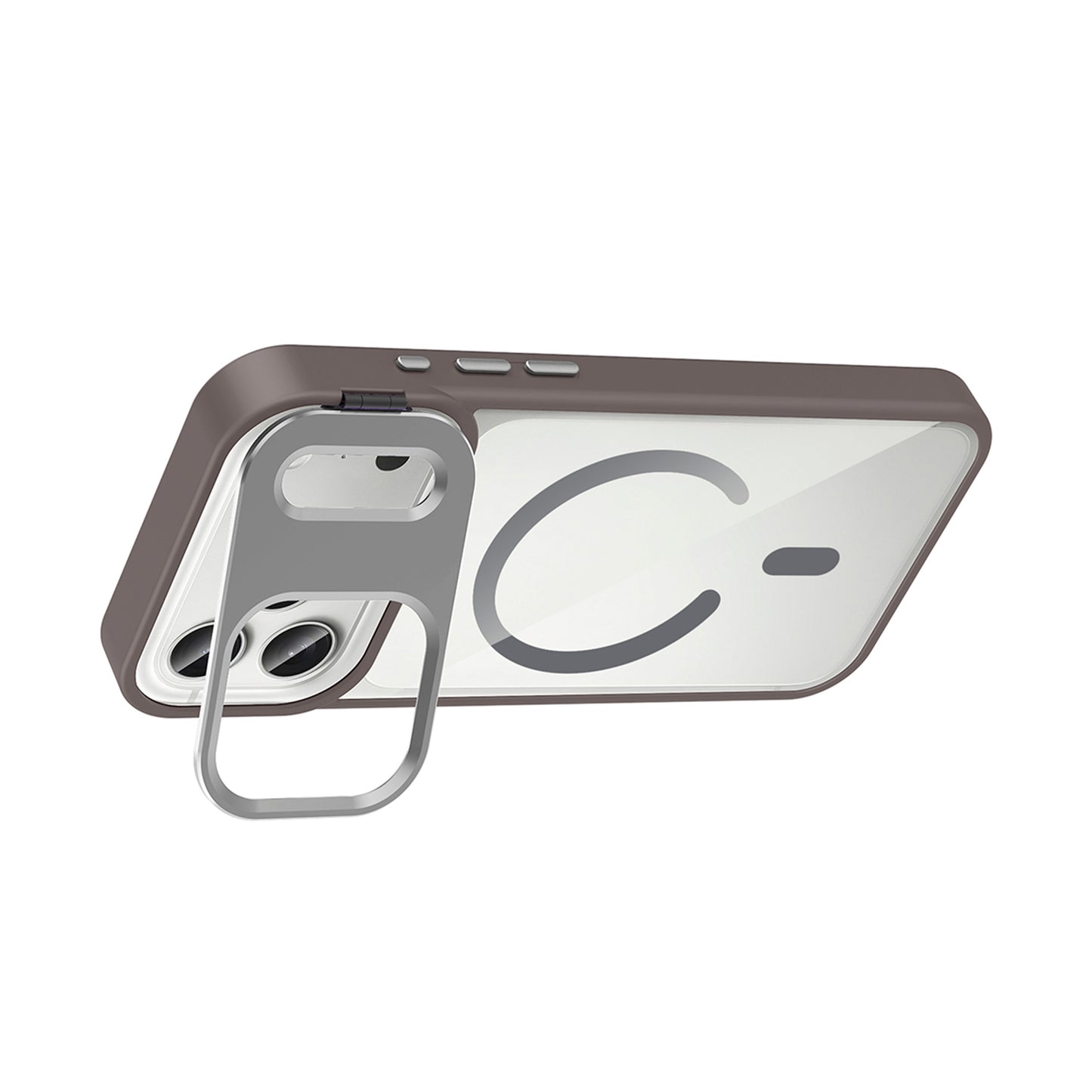 NEW-Lithe Standlı Kılıf MagSafe Özellikli Lens Koruyucu Hediyeli - iPhone 17 Pro Max