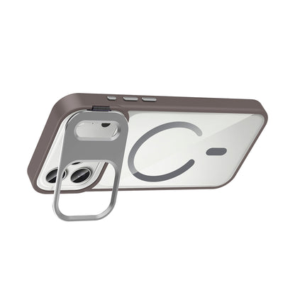 NEW-Lithe Standlı Kılıf MagSafe Özellikli Lens Koruyucu Hediyeli - iPhone 16 Pro