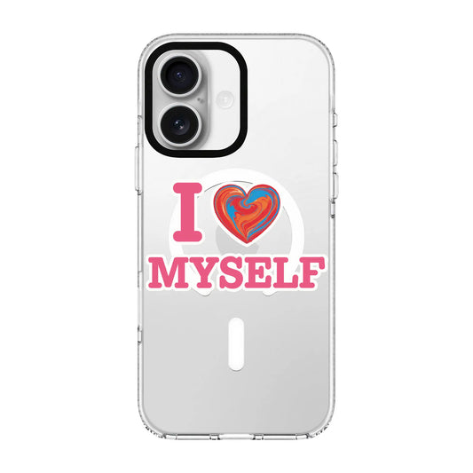 I LOVE MYSELF-Clear Kılıf MagSafe Özellikli - iPhone 17e