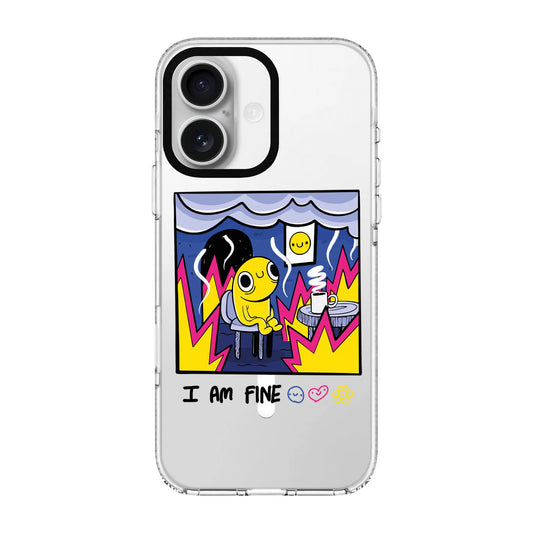 I AM FINE-Clear Kılıf MagSafe Özellikli - iPhone 17e