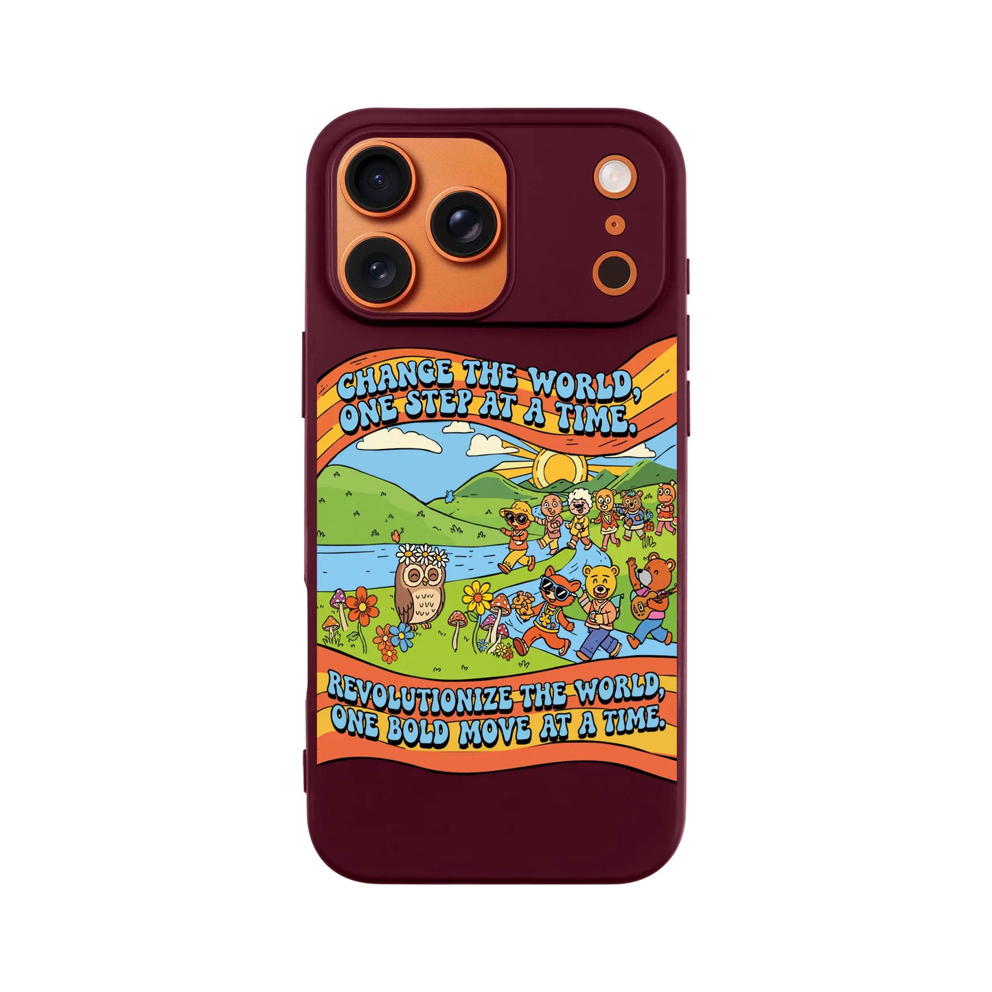 CHANGE THE WORLD-Ultra Silikon Kılıf-iPhone XS