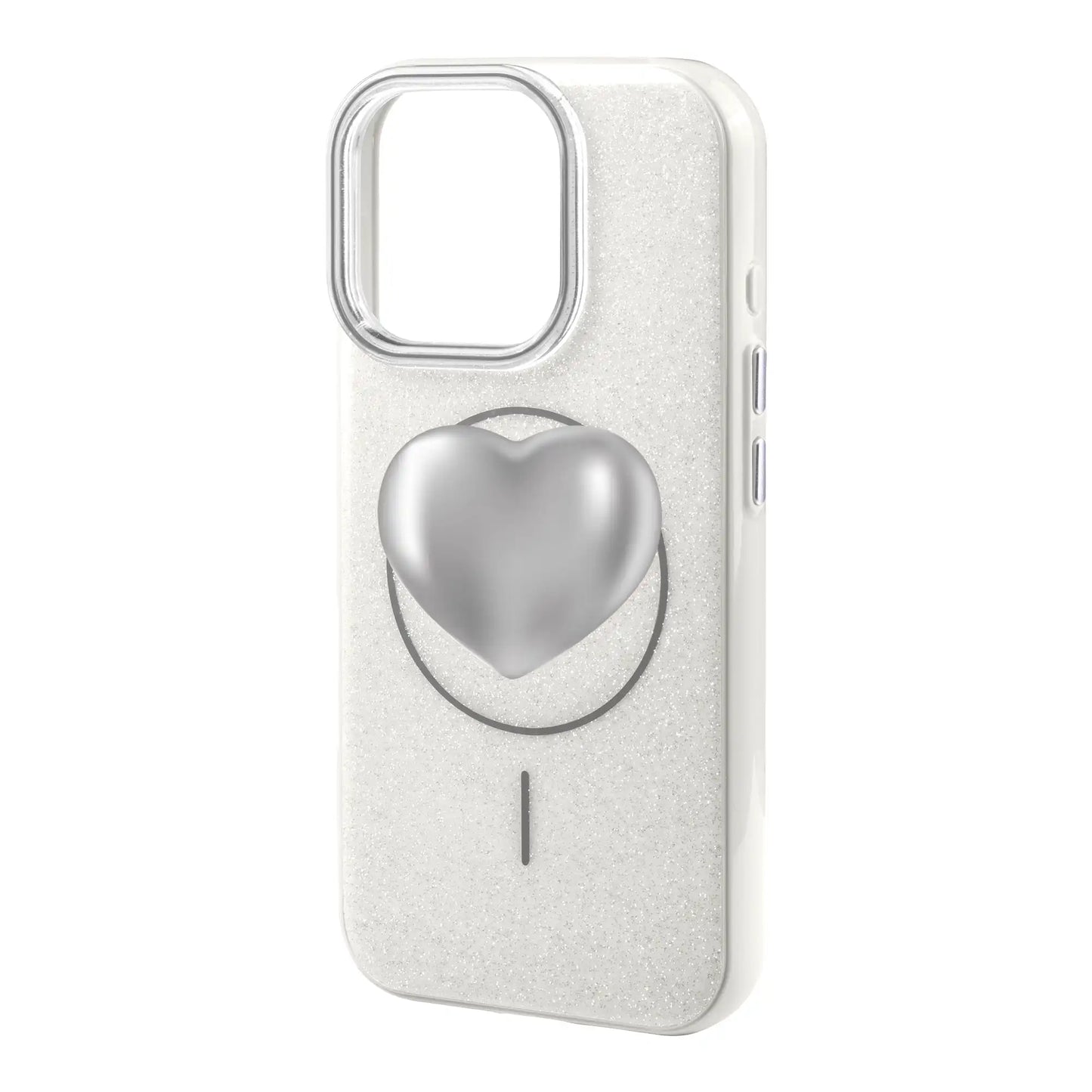 SILVER HEART-Radiant Kılıf MagSafe Özellikli - iPhone 17