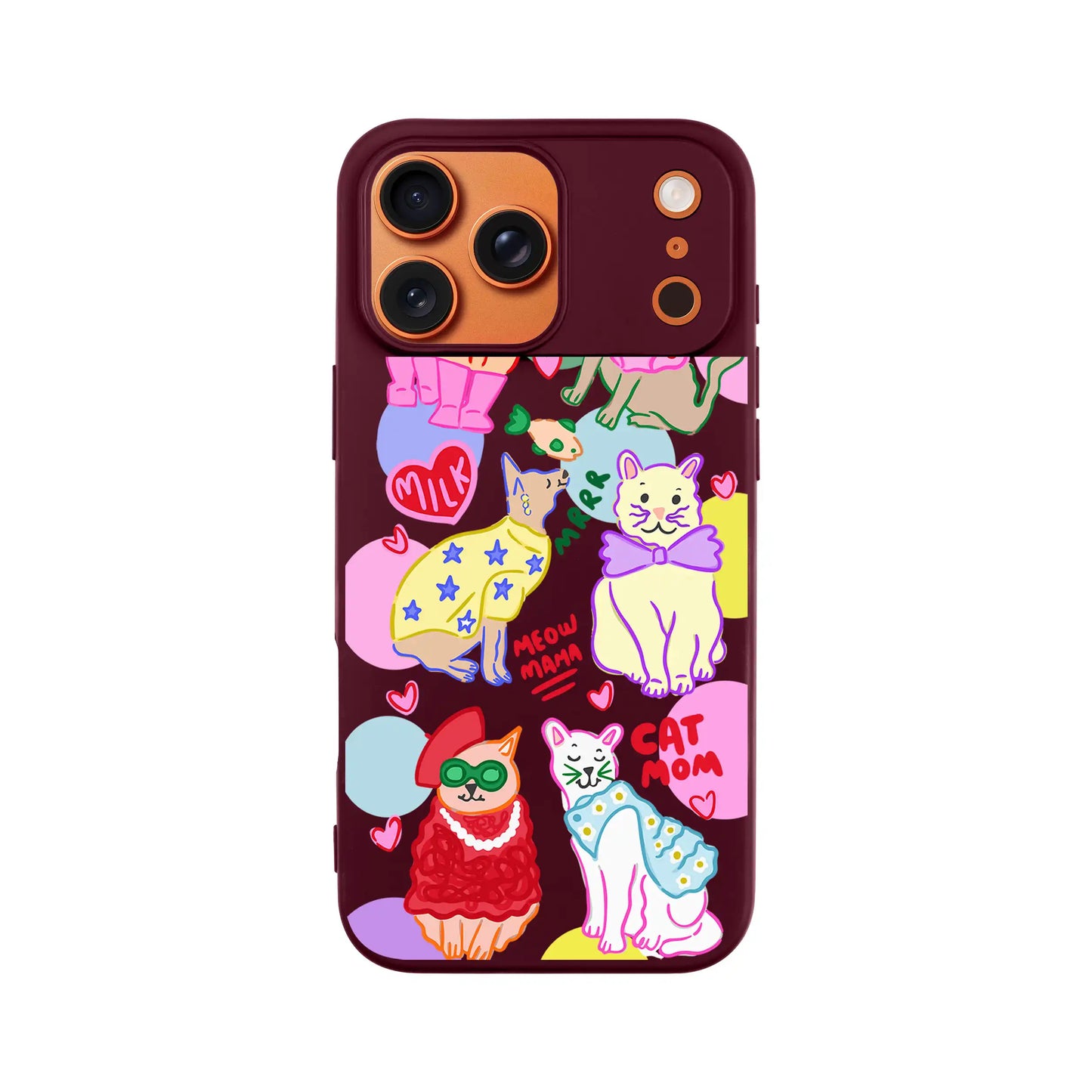 CAT MOM-Ultra Silikon Kılıf-Oppo Reno 13 Pro