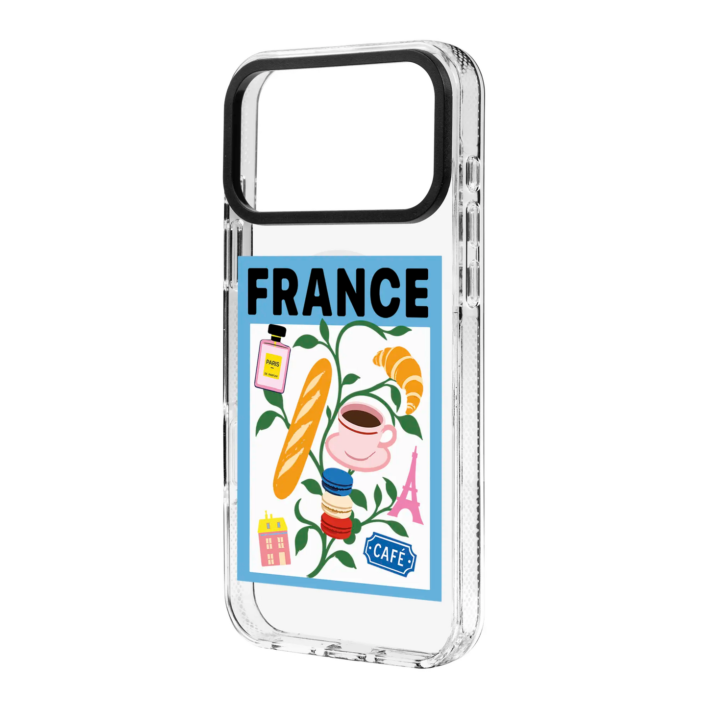 I AM FRENCH-Clear Kılıf MagSafe Özellikli - iPhone 17 Pro