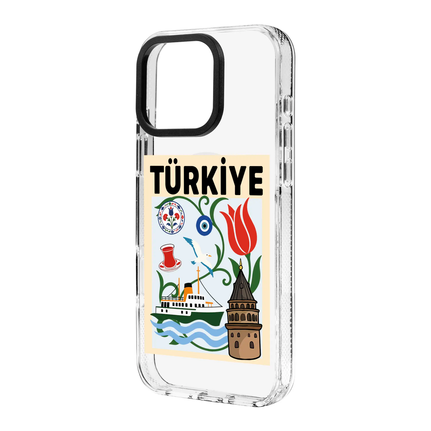I AM TURKISH-Clear Kılıf MagSafe Özellikli - iPhone 16 Pro