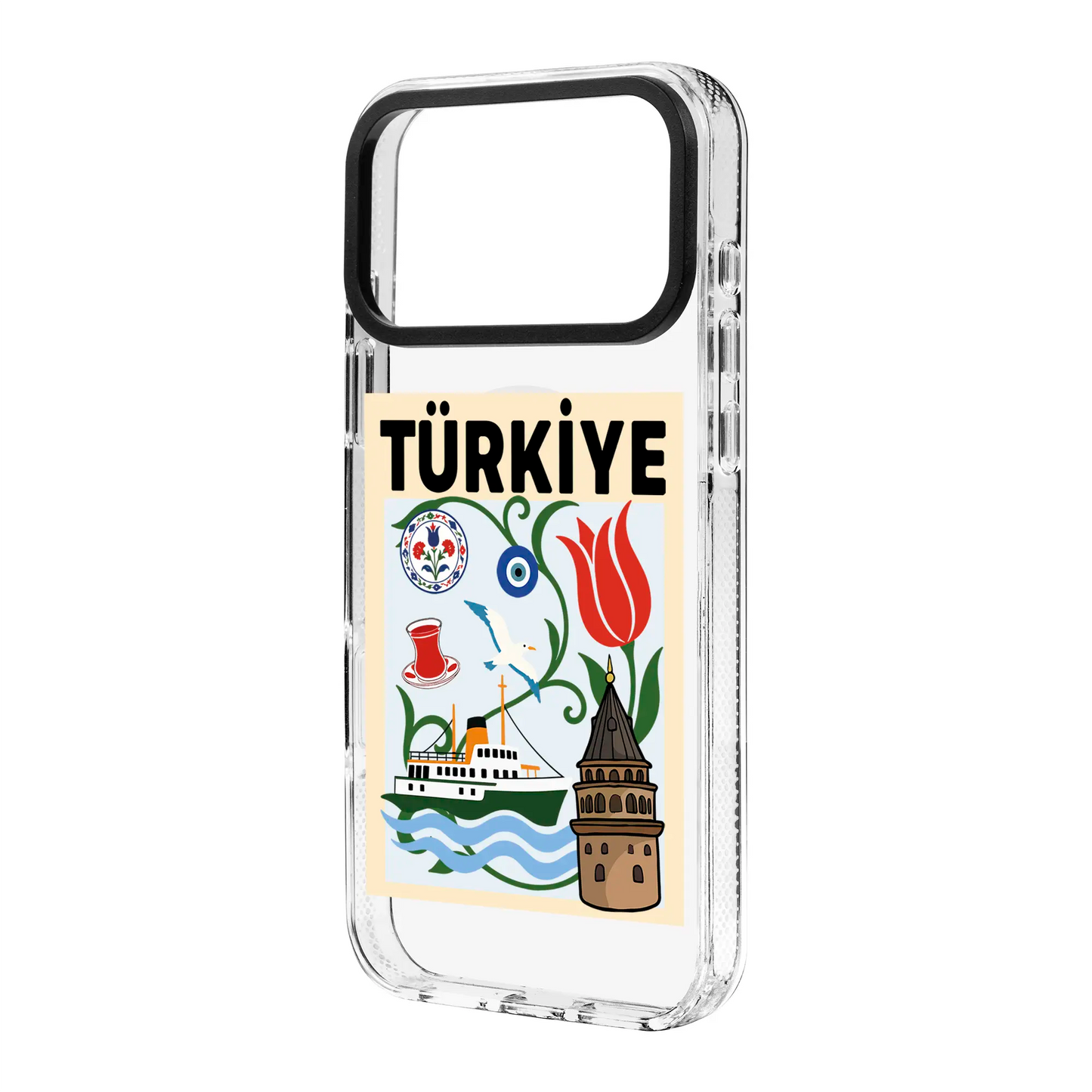 I AM TURKISH-Clear Kılıf MagSafe Özellikli - iPhone 17 Pro