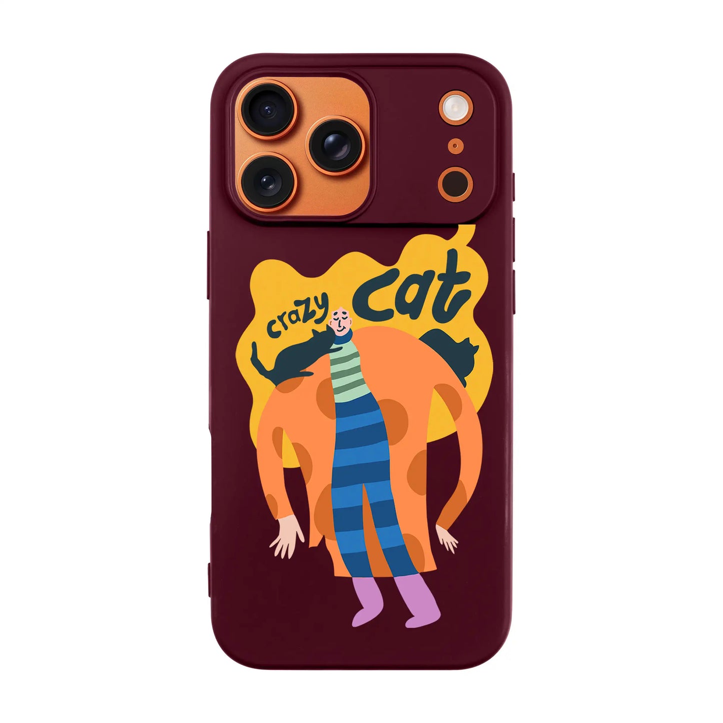 CRAZY CAT-Ultra Silikon Kılıf-Realme 11 Pro Plus