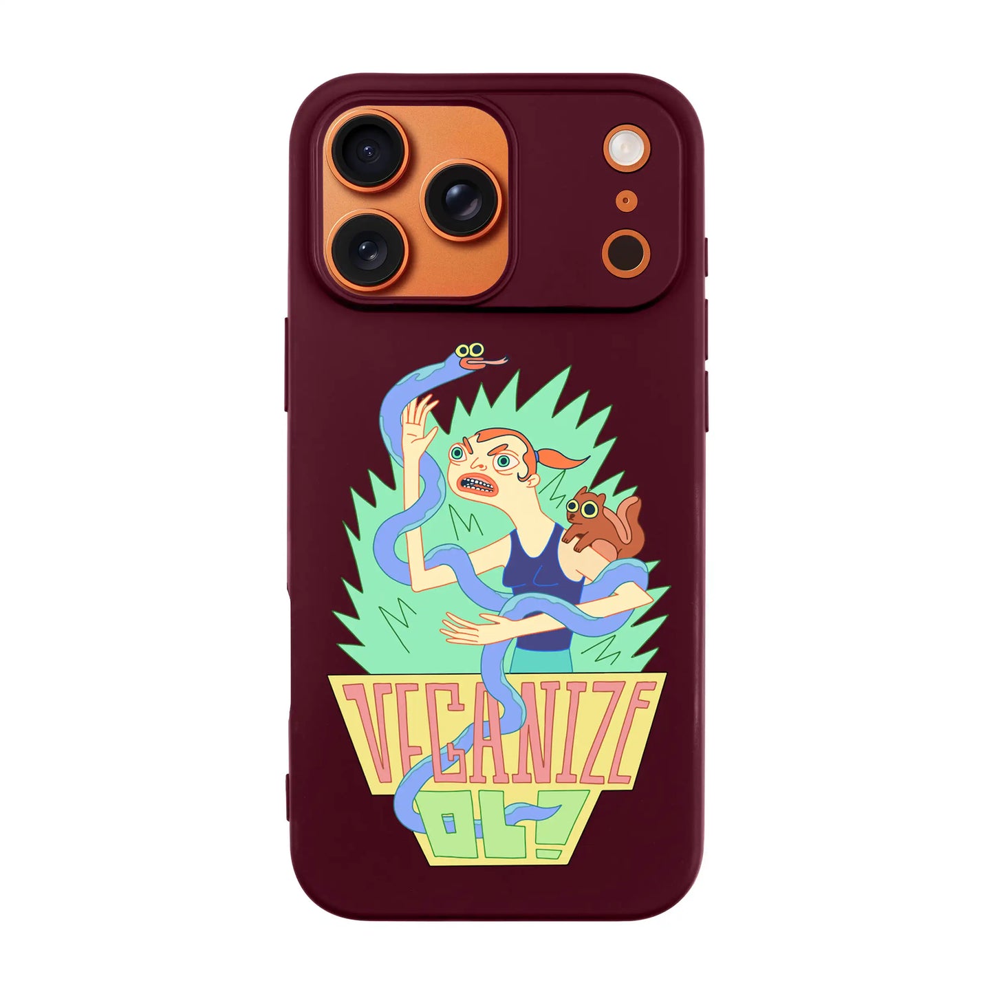 VEGANİZE-Ultra Silikon Kılıf-iPhone 17 Pro Max