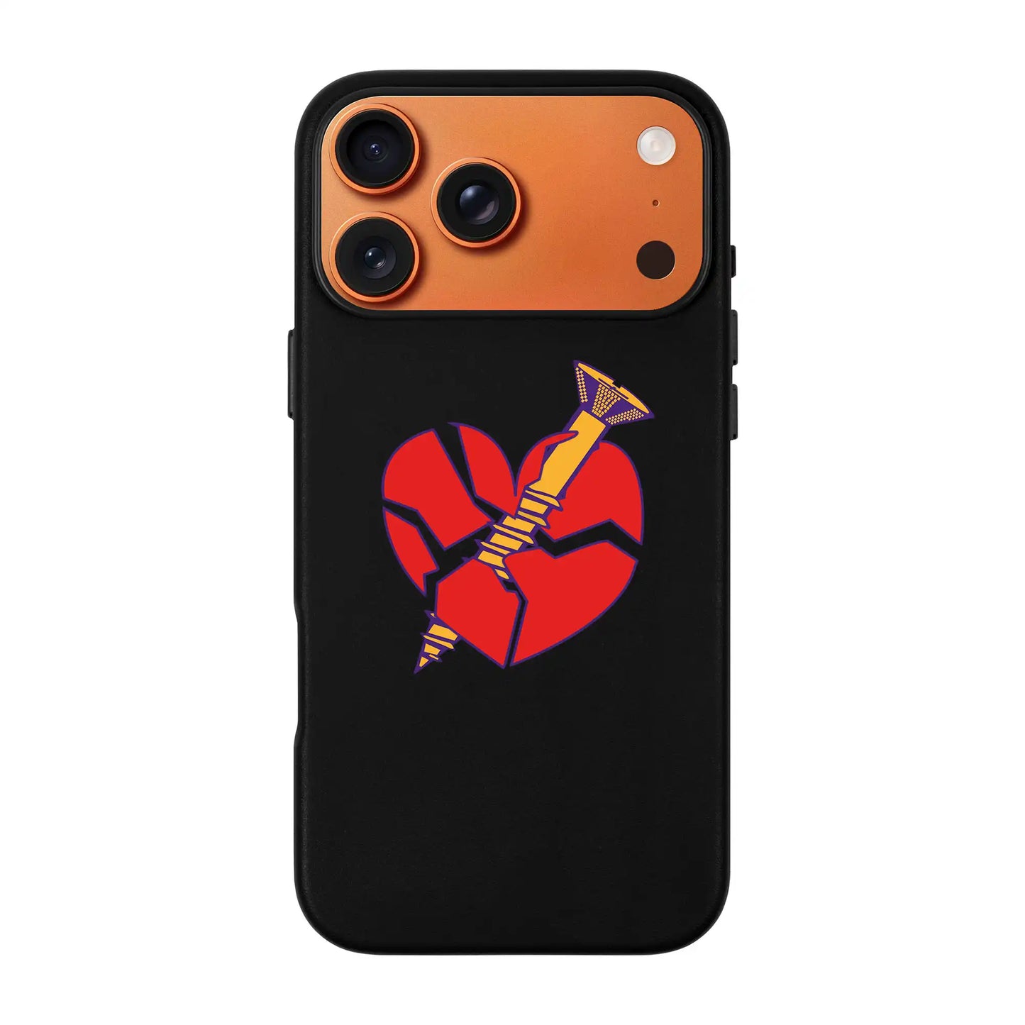 BROKEN HEART-iPhone 17 Pro Max Signature Leather Kılıf MagSafe Özellikli
