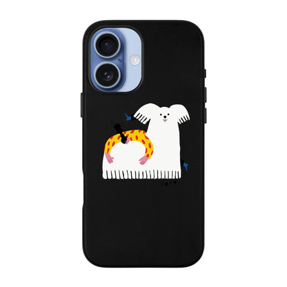 FANCY DOG-Signature Leather Kılıf MagSafe Özellikli - iPhone 17