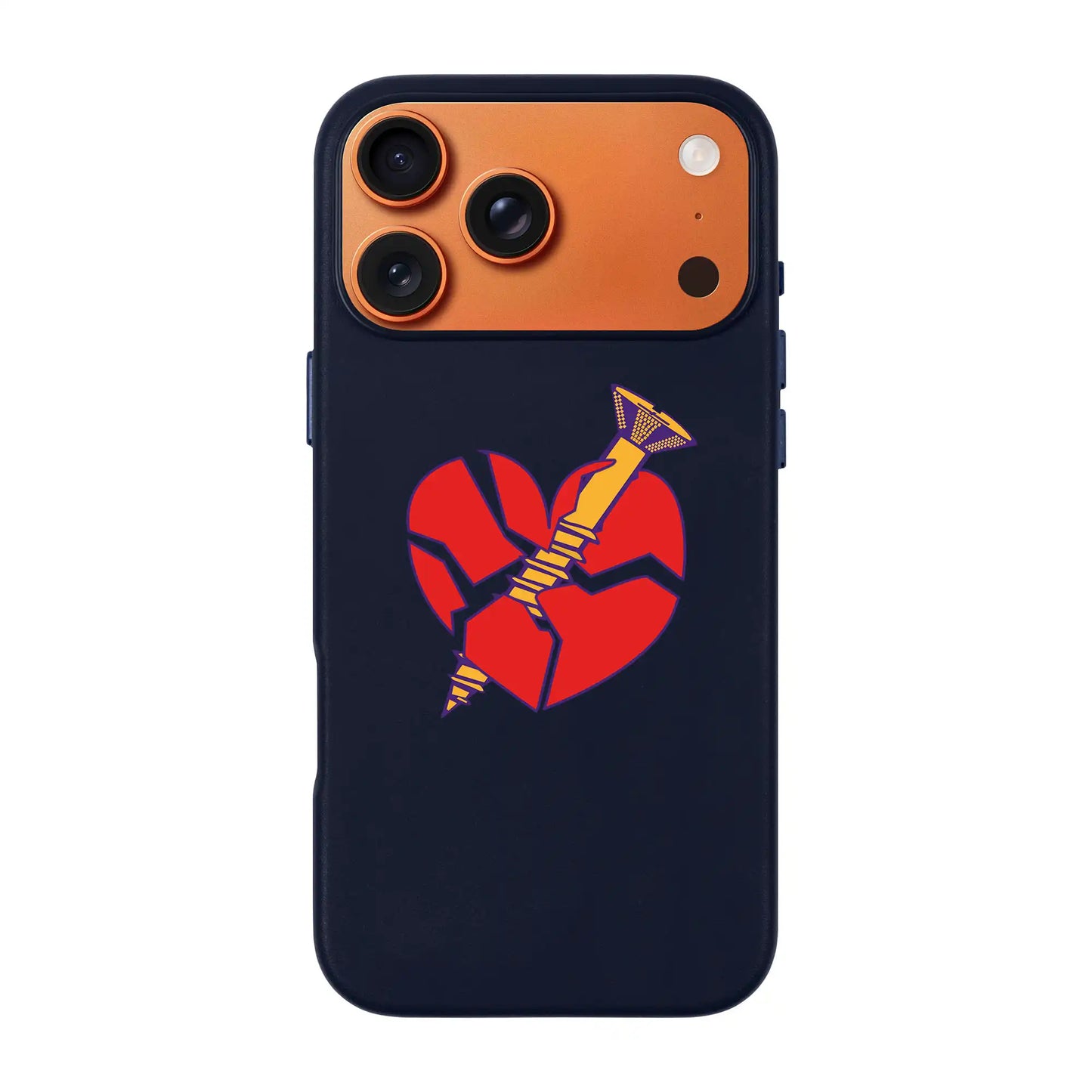 BROKEN HEART-iPhone 17 Pro Max Signature Leather Kılıf MagSafe Özellikli