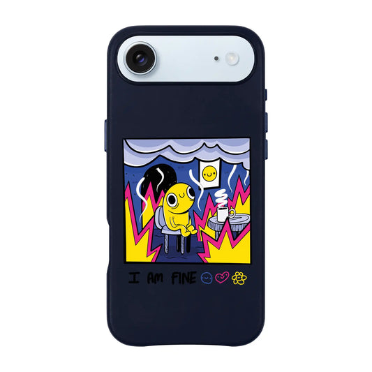 I AM FINE-Signature Leather Kılıf MagSafe Özellikli - iPhone Air