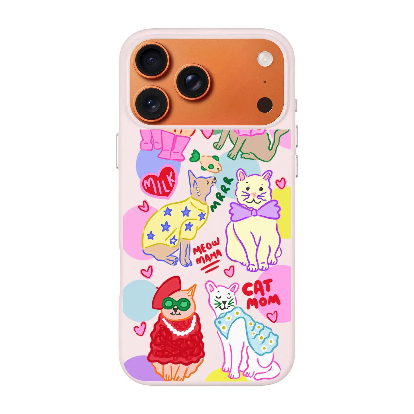 CAT MOM-Signature Leather Kılıf MagSafe Özellikli - iPhone 17 Pro