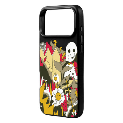 EVERYTHING IS BURNING-Signature Leather Kılıf MagSafe Özellikli - iPhone 17