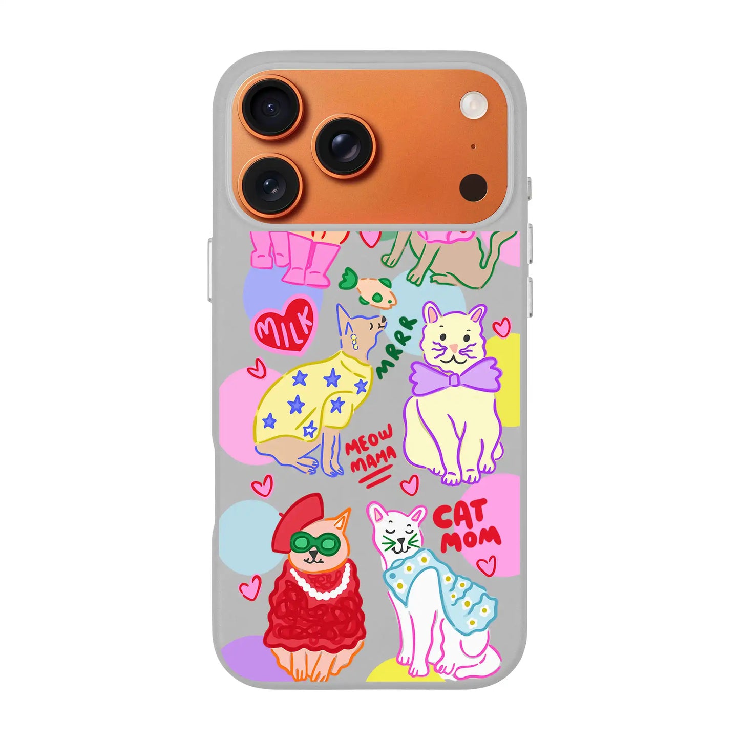 CAT MOM-Signature Leather Kılıf MagSafe Özellikli - iPhone 17 Pro