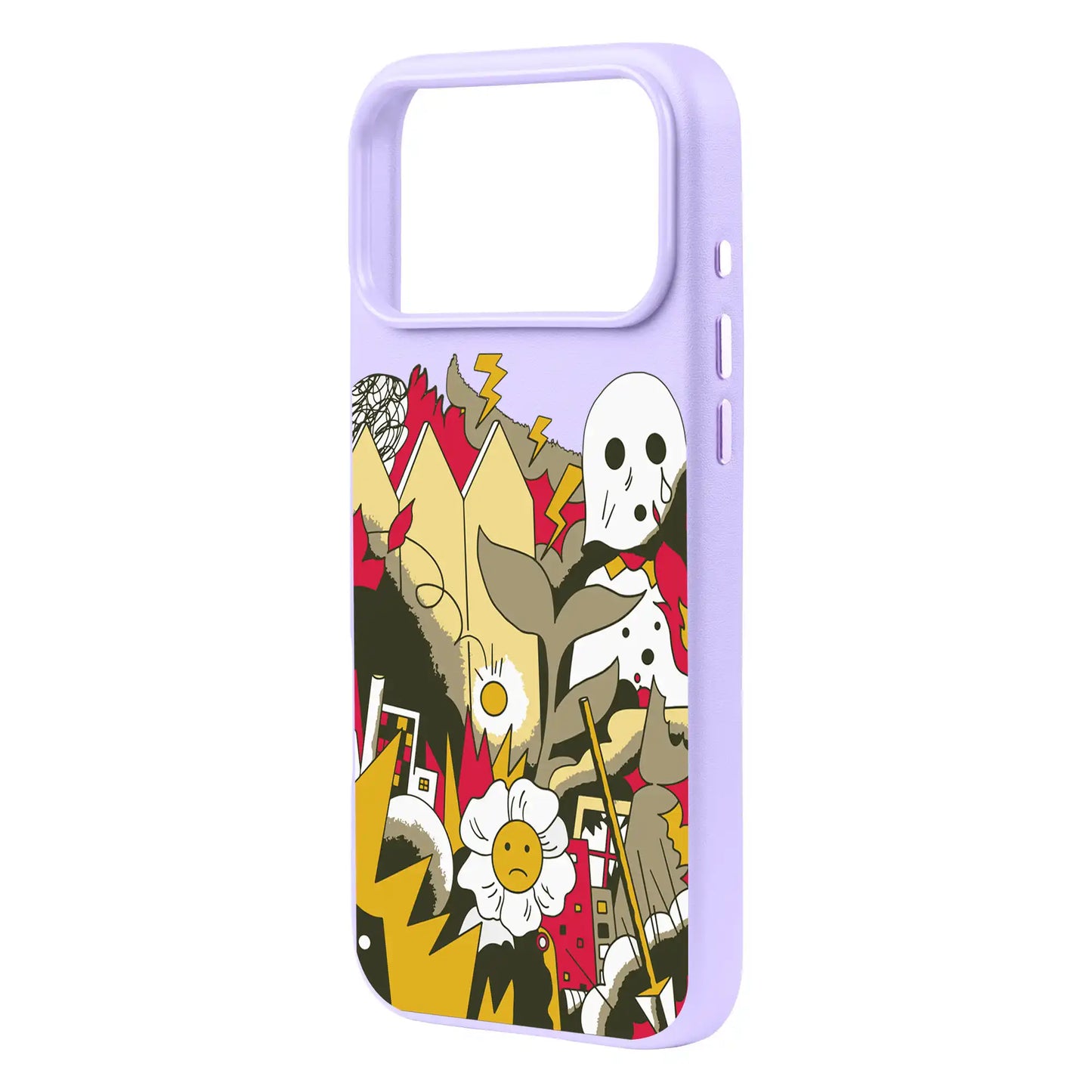 EVERYTHING IS BURNING-iPhone 17 Pro Max Signature Leather Kılıf MagSafe Özellikli