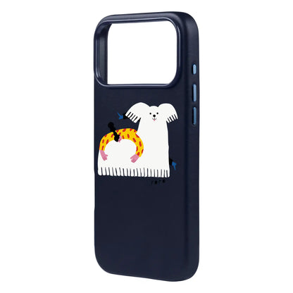 FANCY DOG-iPhone 17 Pro Max Signature Leather Kılıf MagSafe Özellikli