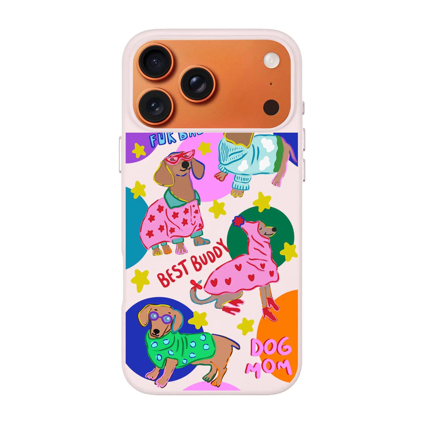 DOG MOM-iPhone 17 Pro Max Signature Leather Kılıf MagSafe Özellikli