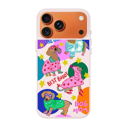 DOG MOM-iPhone 17 Pro Max Signature Leather Kılıf MagSafe Özellikli