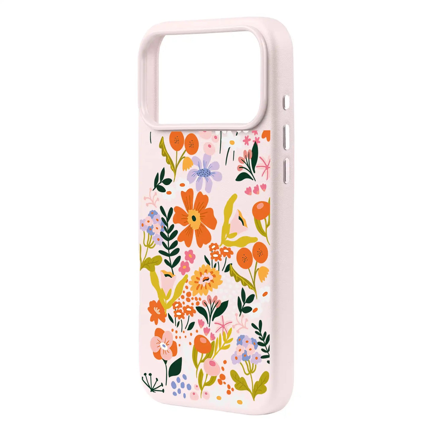 FLOWER-iPhone 17 Pro Max Signature Leather Kılıf MagSafe Özellikli